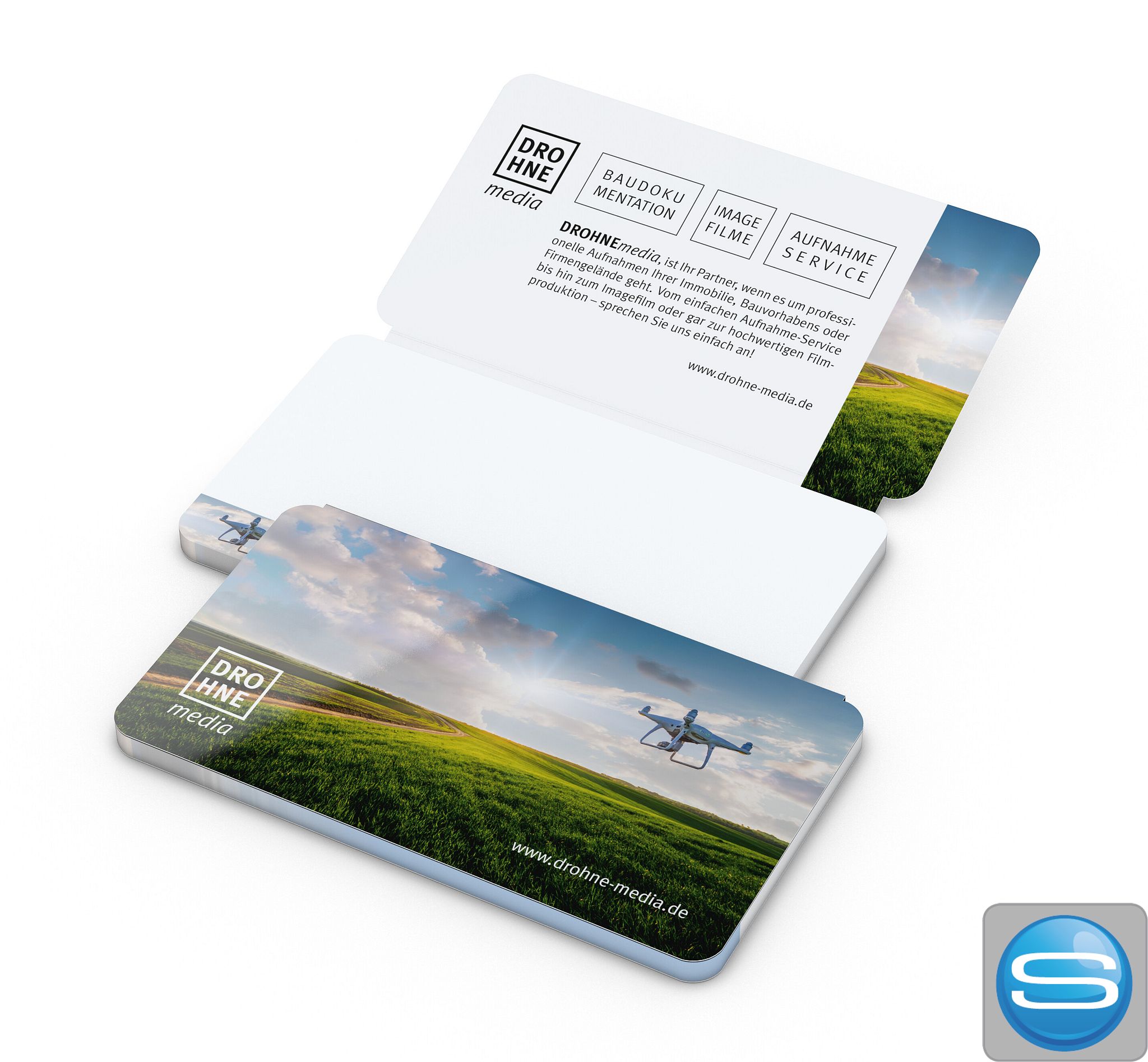 Haftnotizblock mit Softcover mit Logo bedrucken