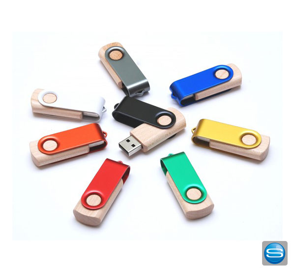 USB Stick Holz/Metall mit Ihrem Logo bedruckt