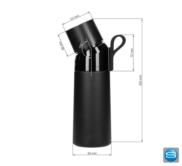 AIR UP® Edelstahlflasche 480 ml mit individueller Lasergravur