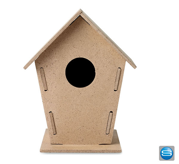vogelhaus-zum-selbstbauen-bedrucken Vogelhäuschen zum Selbstbauen mit Logo