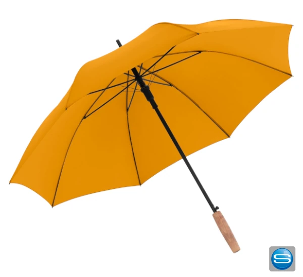 Knirps Timber Stockschirm mit großer Werbefläche für Ihr individuelles Design