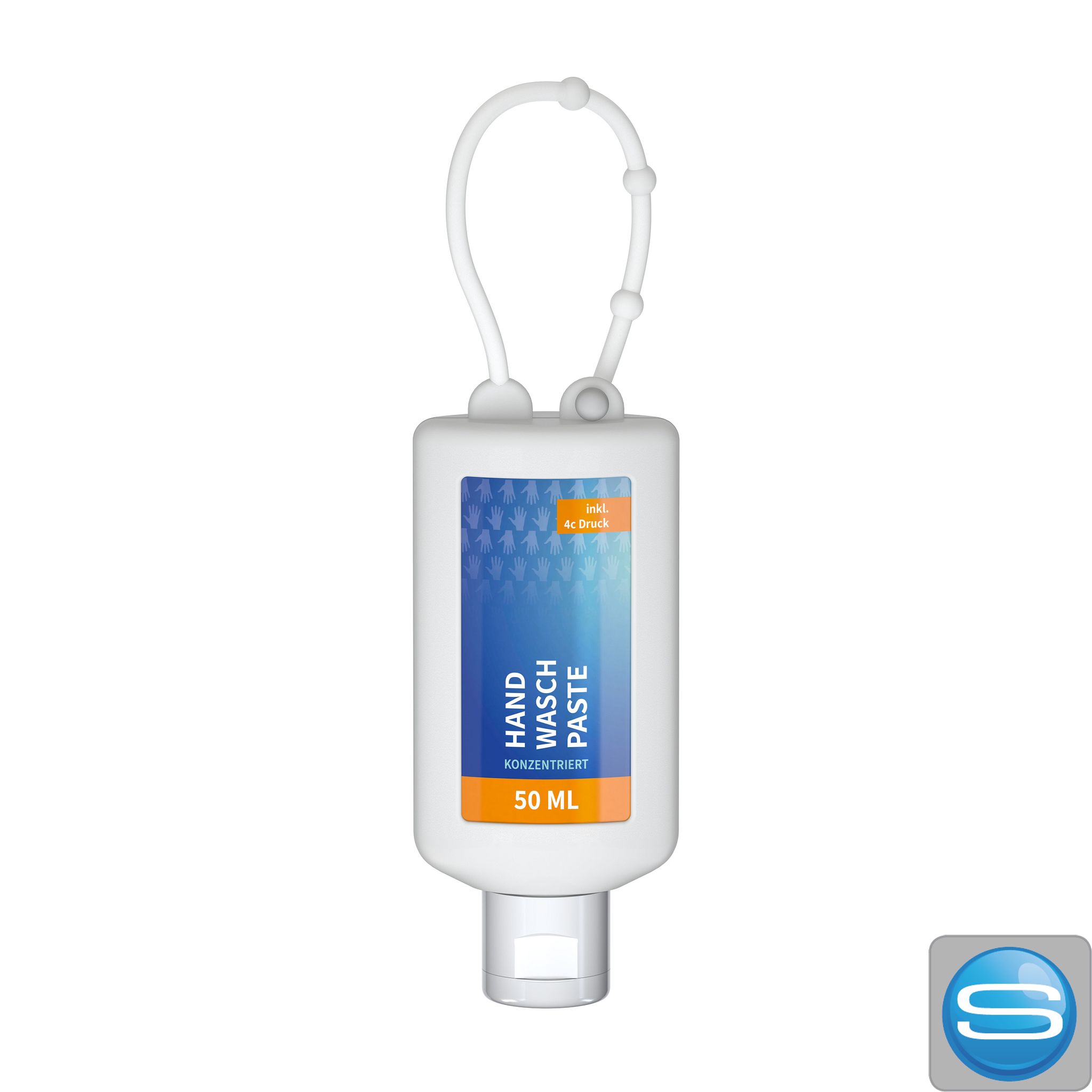 Handwaschpaste im Bumper 50 ml mit Logodruck als nachhaltiges Werbegeschenk