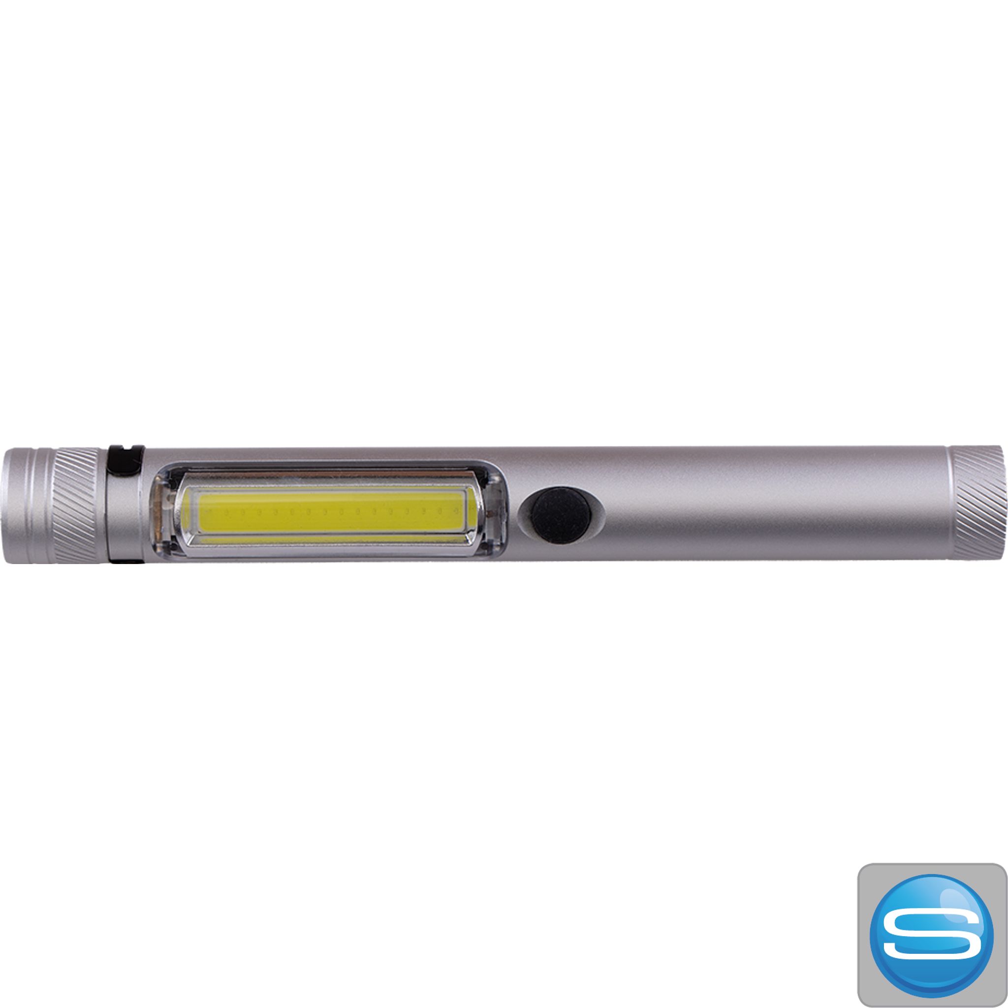 Wiederaufladbare Taschenlampe mit Werbedruck