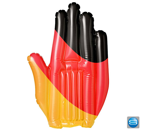 winkehand-bedruckbar Aufblasbare Winkehand individuell bedruckbar