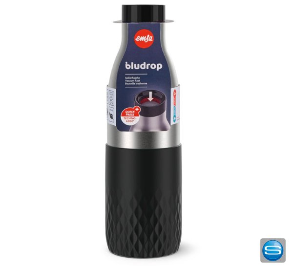 EMSA Bludrop Sleeve Trinkflasche 0,7L als stylischer Werbeträger