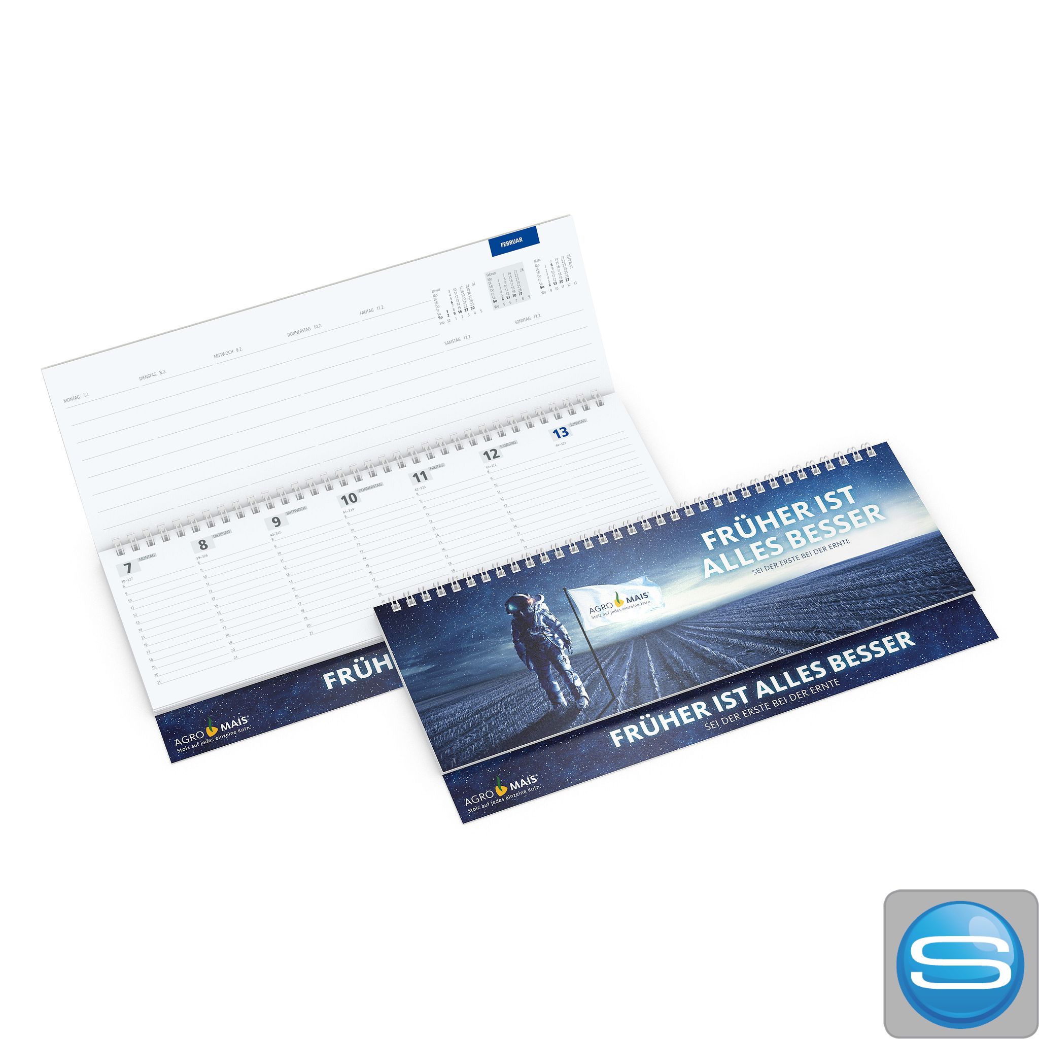 Tisch-Querkalender Master EXPRESS als Werbeartikel bedrucken