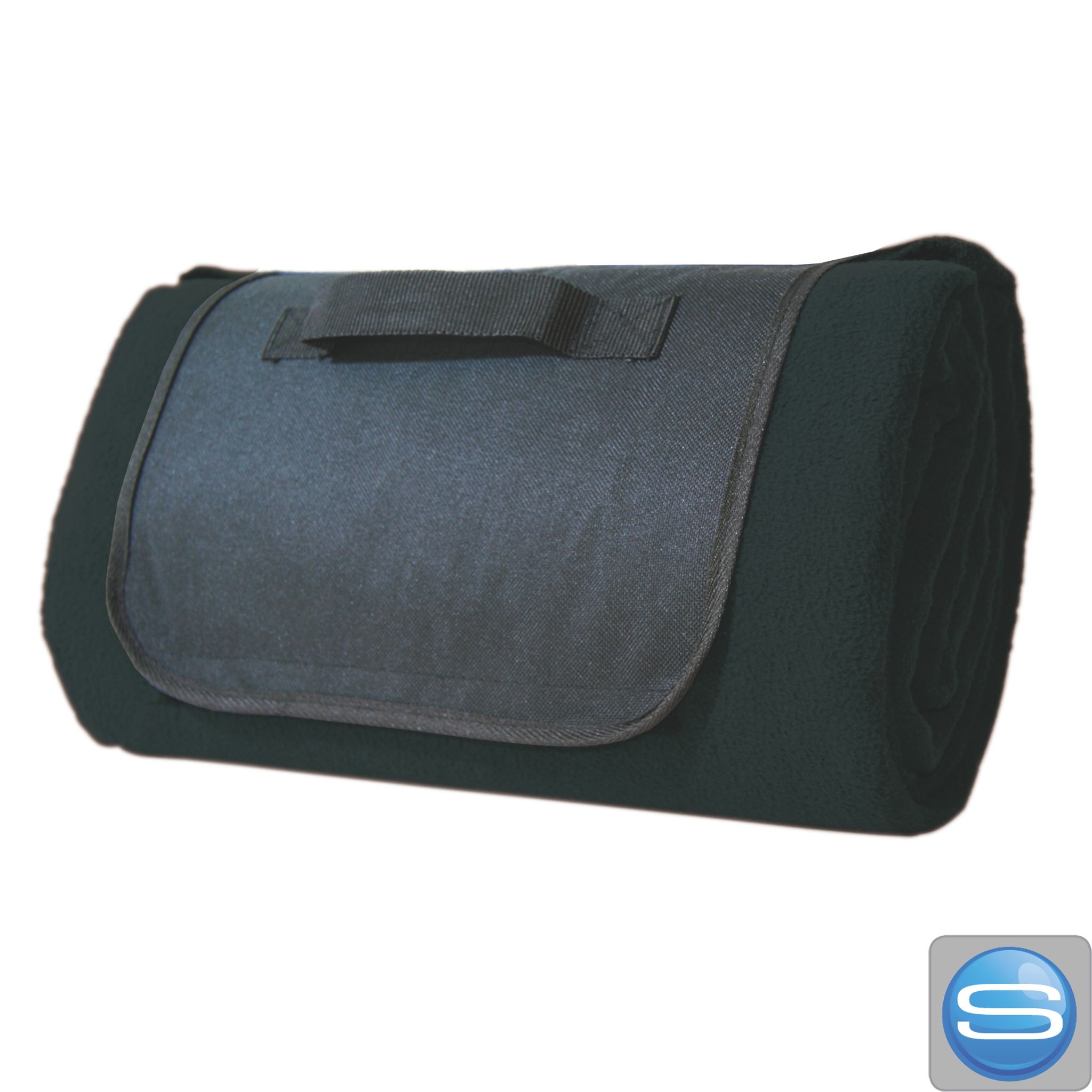 Fleece-Picknickdecke mit Werbedruck