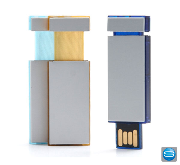 Ausziehbarer USB-Stick mit Werbeaufdruck