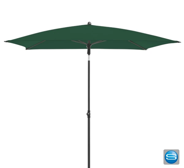 Quadratischer Sonnenschirm HIT SUN mit Logo – Gastroschirm mit UV-Schutz 50+