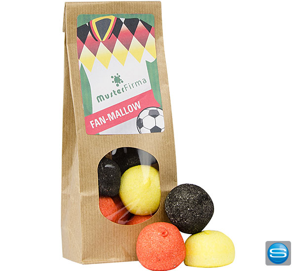deutschland-suessigkeiten-als-werbegeschenk Wundertüte Marshmallows mit Logo bedrucken