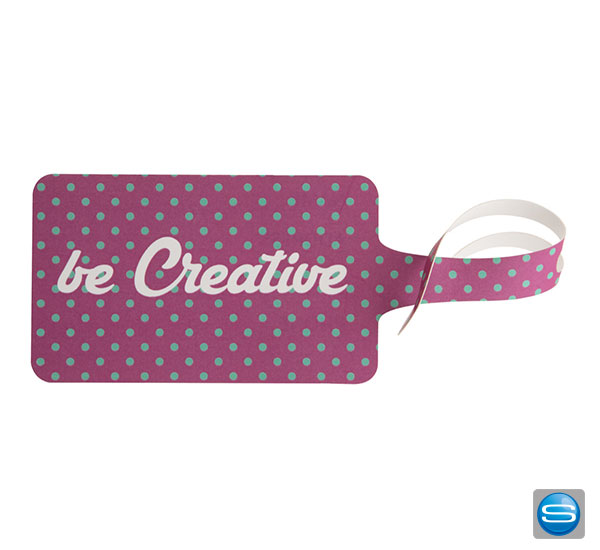 Bedruckbarer Kofferanhänger aus Papier mit Ihrem Motiv Bedruckbarer Kofferanhänger aus Papier mit Ihrem Motiv