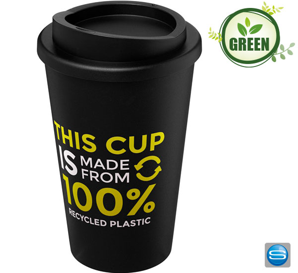 100% recycelte Isolierbecher mit eigenem Logo