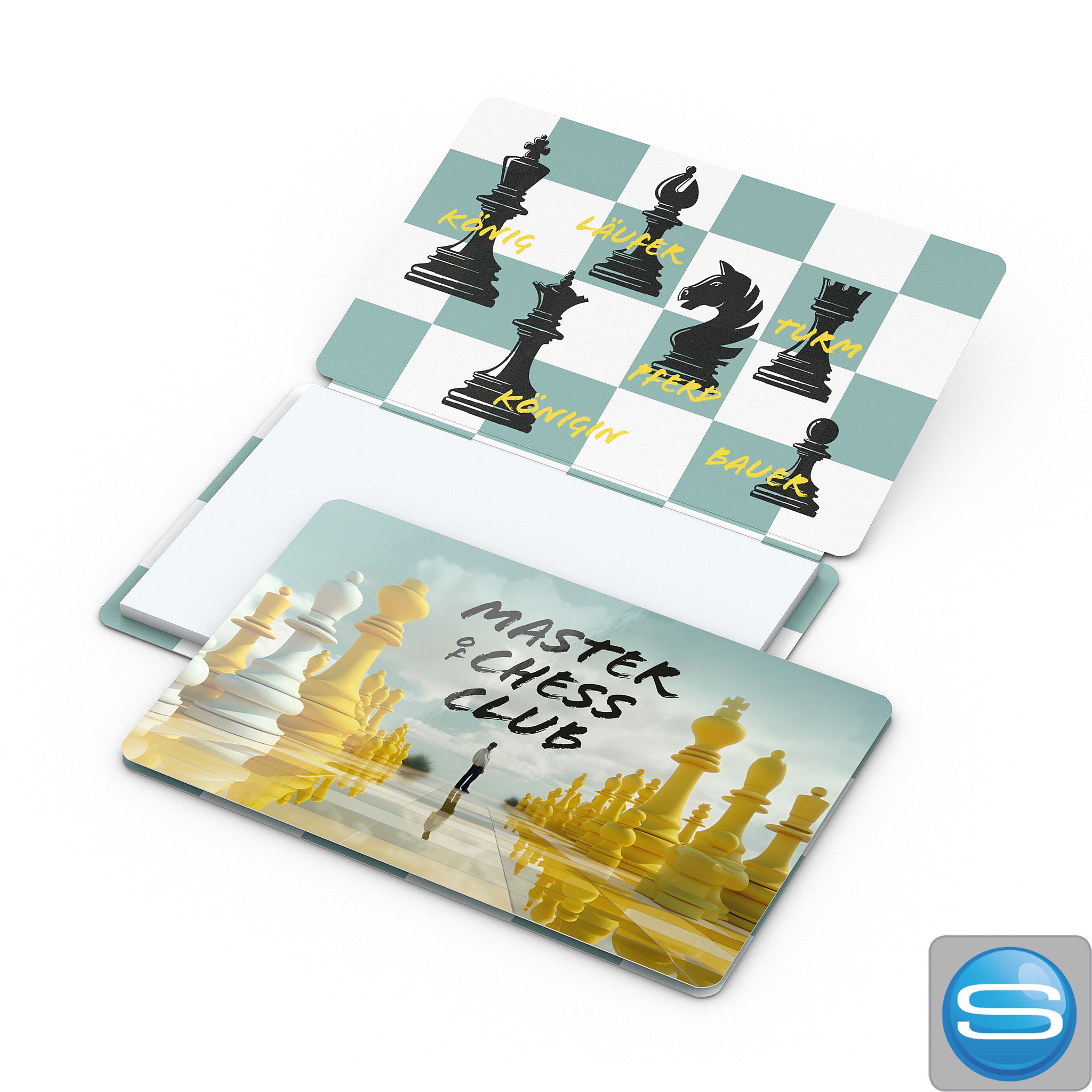 Haftnotizblock Scheckkartenformat als Give-away mit Logodruck