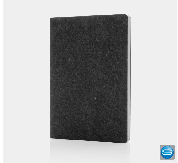 A5 Notizbuch aus recyceltem Filz mit Ihrem Logo A5 Notizbuch aus recyceltem Filz mit Ihrem Logo