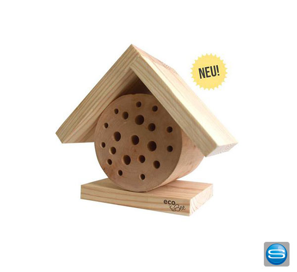 Wildbienen-Hotel mit Kundenlogo veredeln  Wildbienen-Hotel mit Kundenlogo veredeln