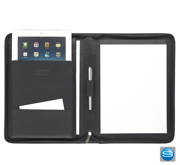 Praktische Schreibmappe mit herausnehmbarem iPad Etui