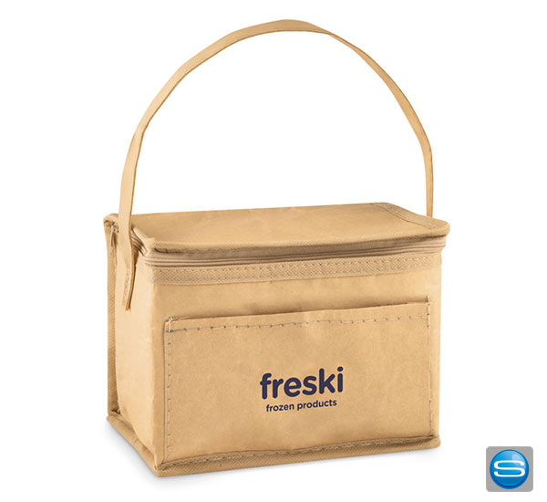 Kühltasche aus Kraftpapier als Werbegeschenk bedruckbar