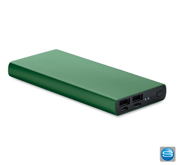 Bedruckbare Powerbank 10000 mAh aus recyceltem Aluminium