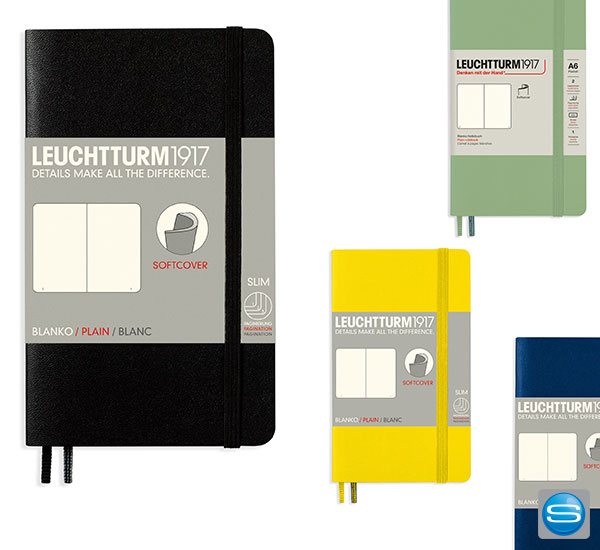 leuchtturm-softcover-buecher-als-werbegeschenk Leuchtturm1917 Softcover Pocket Notizbuch mit Logo