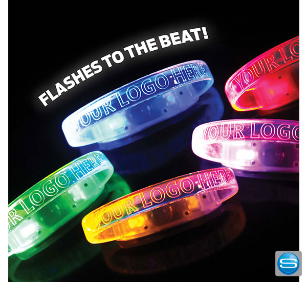 Mehrfarbiges LED-Leuchtarmband - 9 Modi zur Auswahl