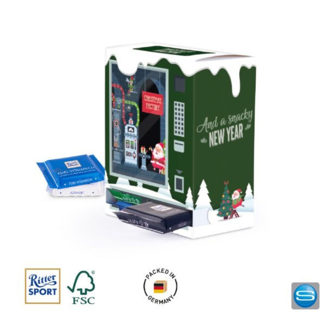 Adventsautomat Eco Midi als Werbemittel