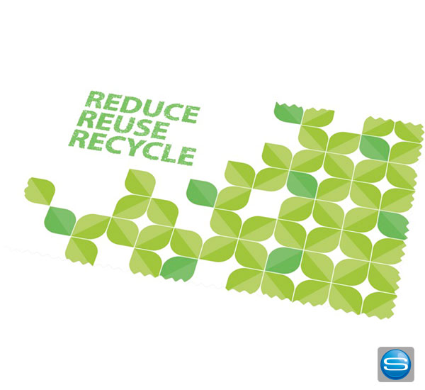 Reinigungstuch aus recyceltem PET Kunststoff vollflächig bedrucken