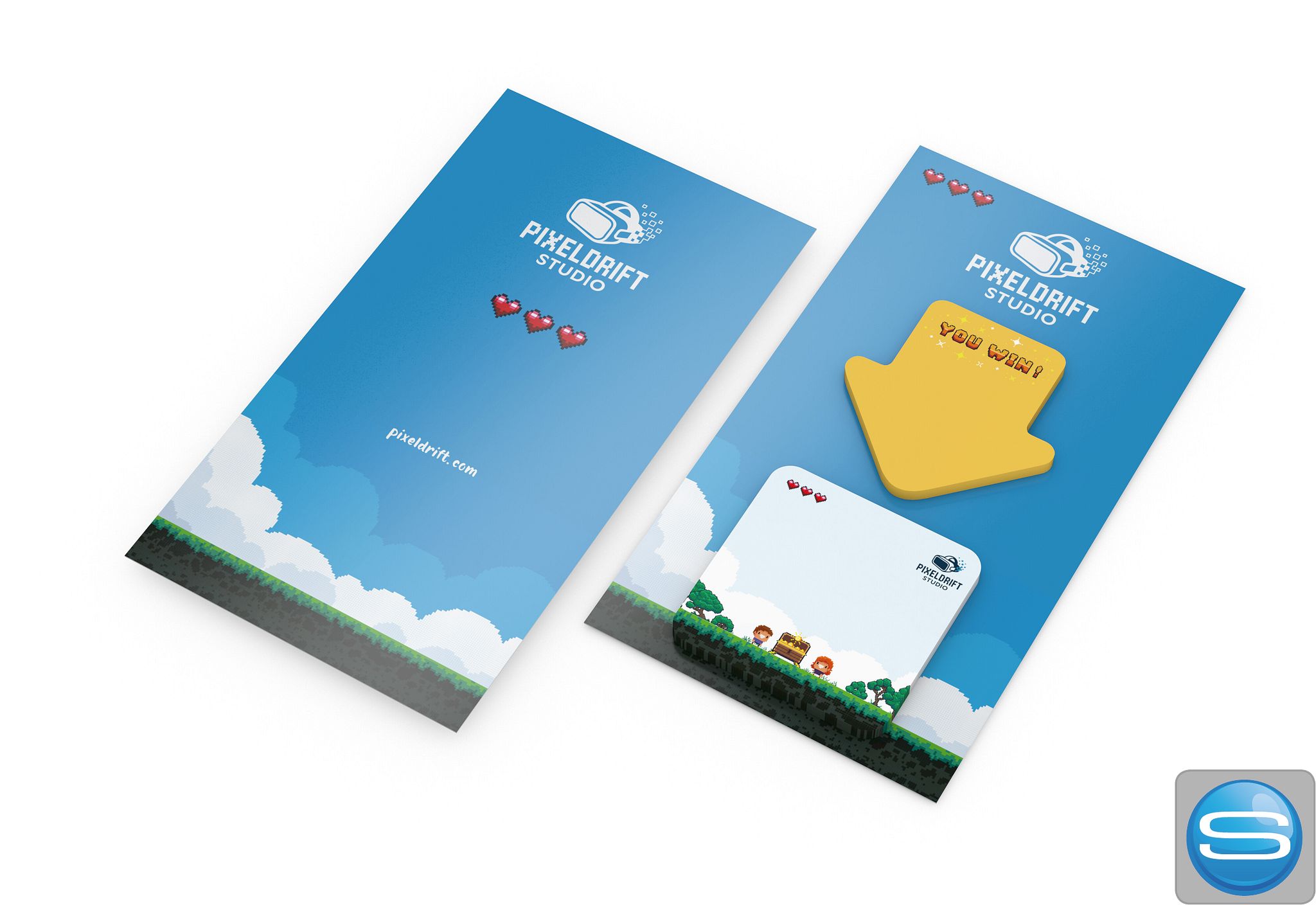 Haftnotiz-Karte Note-Card Form – Notizblöcke individuell bedrucken