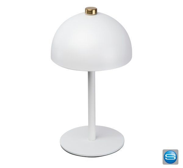 Tischlampe aus Edelstahl mit Ihrem Logo gravieren