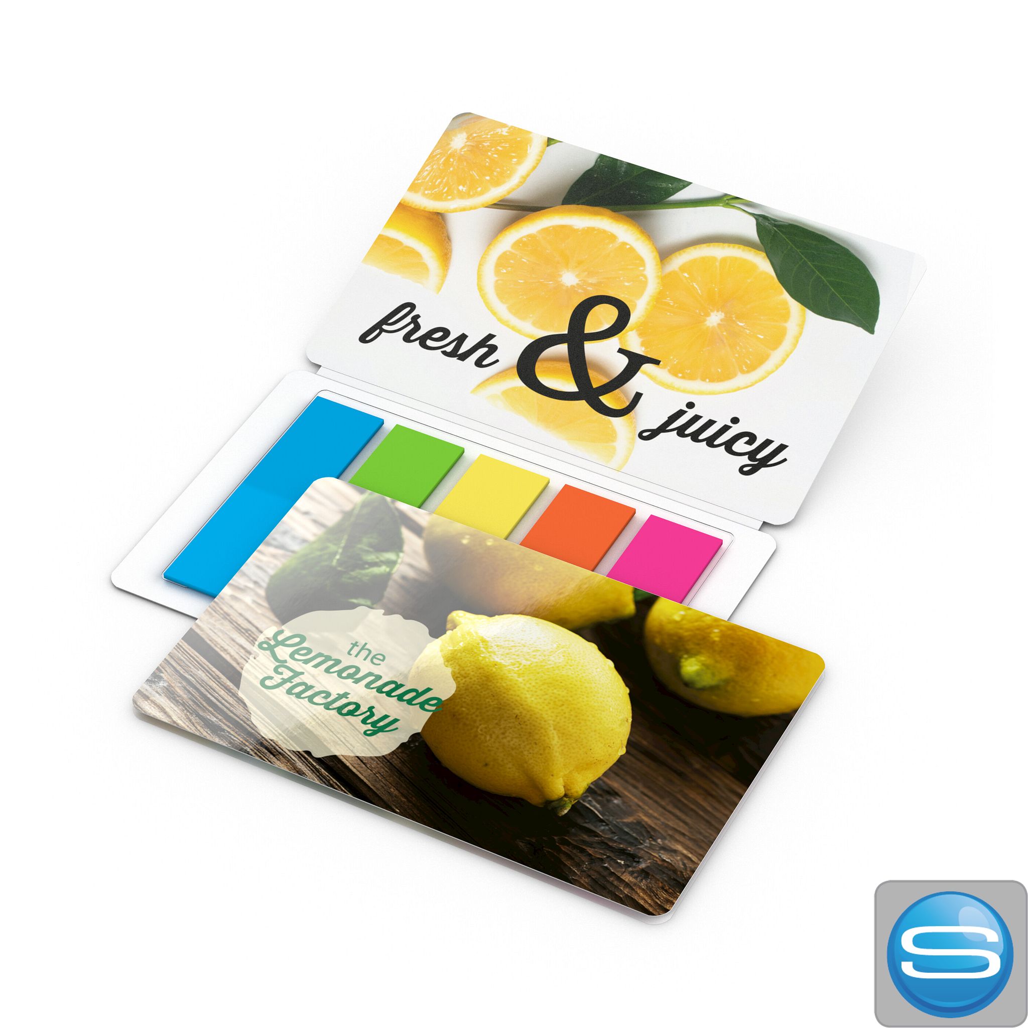 Haftmarker-Set Multi-Card Scheckkartenformat bedruckt