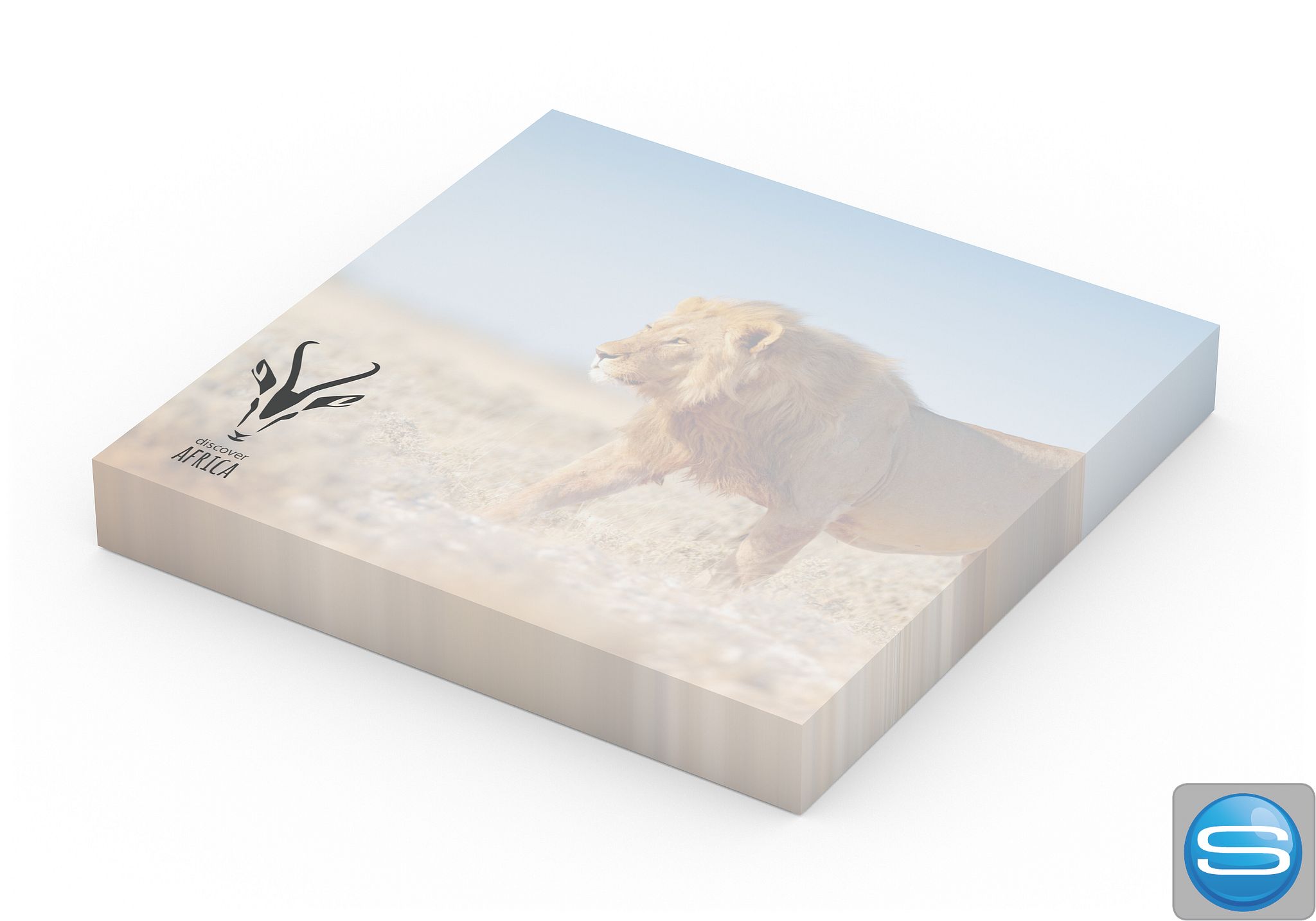 Haftnotizblock Basic 72x72 mm mit individuellem Logodruck