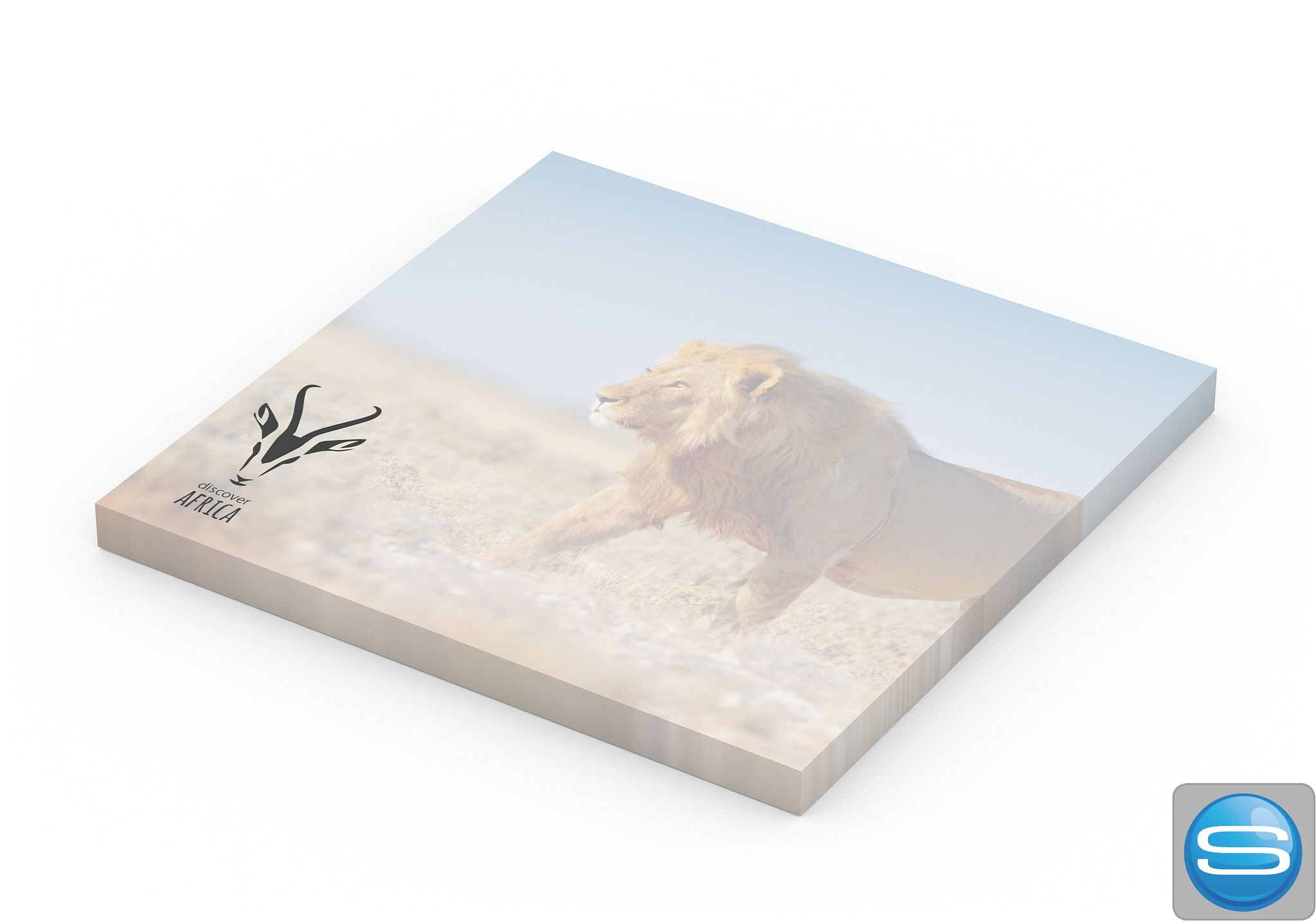 Haftnotizblock 72x72 mm als bedruckbares Giveaway