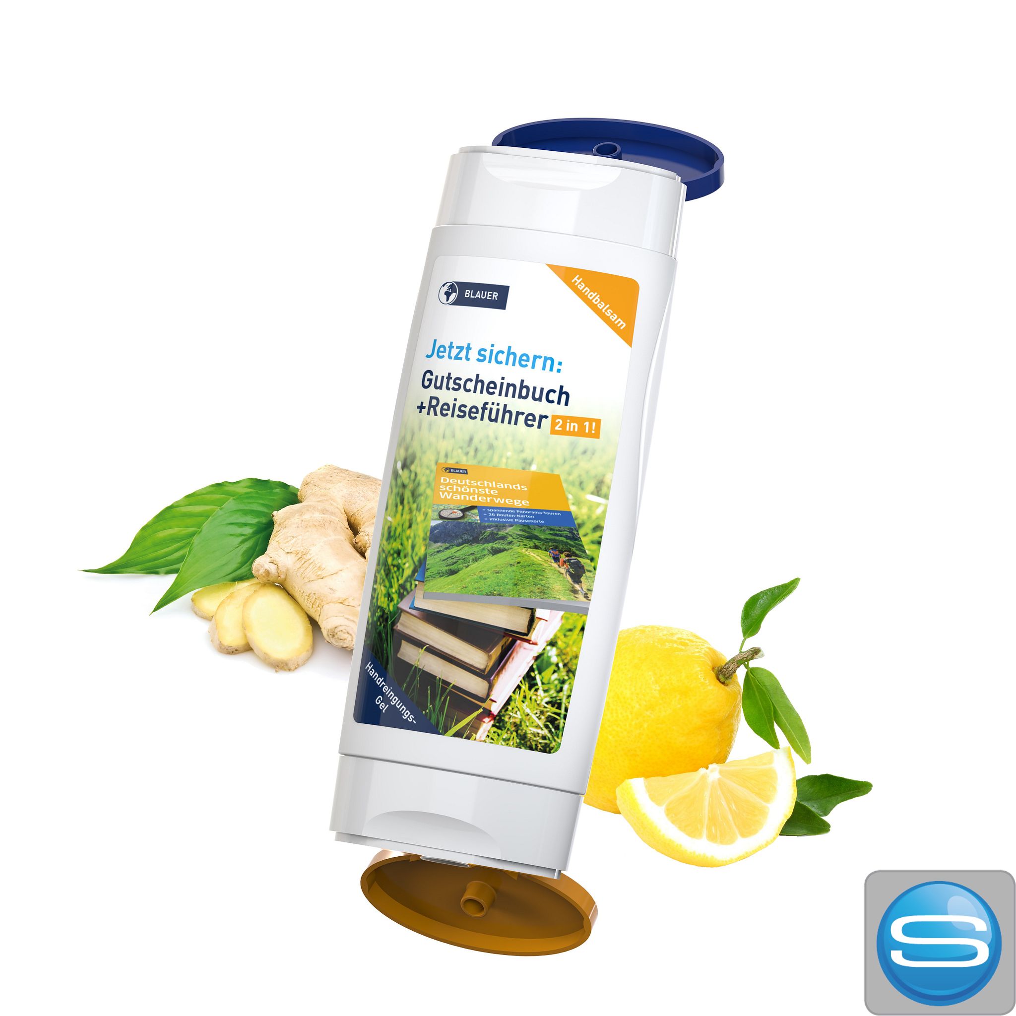 DuoPack Handbalsam & Handreinigungsgel als 2-in-1 Werbeartikel mit Logodruck