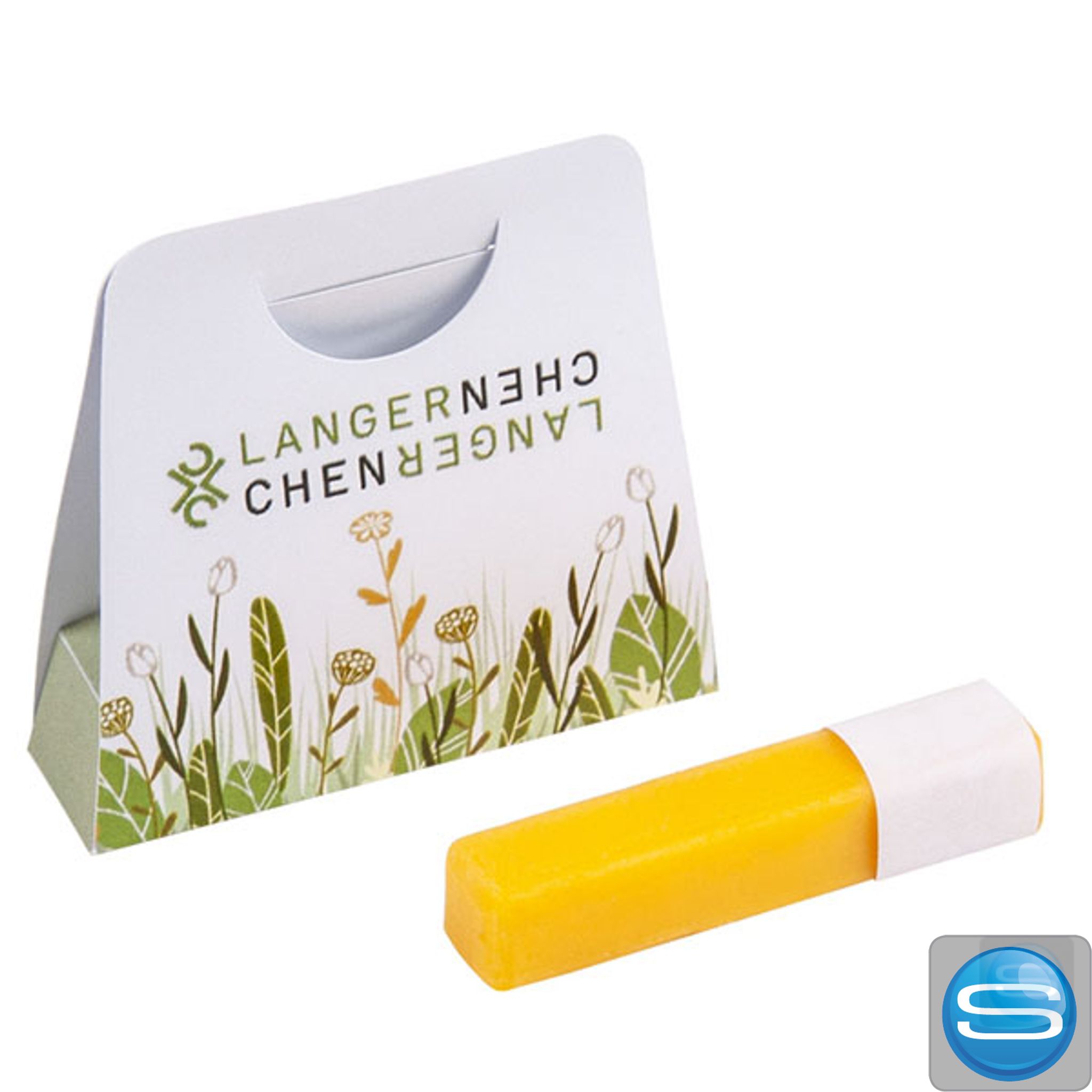 Plastikfreier Lippenpflegeriegel mit individuellem Druck
