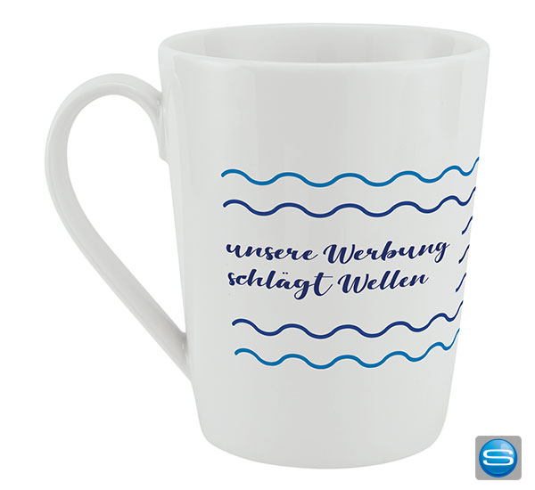 Klassische Tasse als Werbegeschenk mit Ihrem Logo