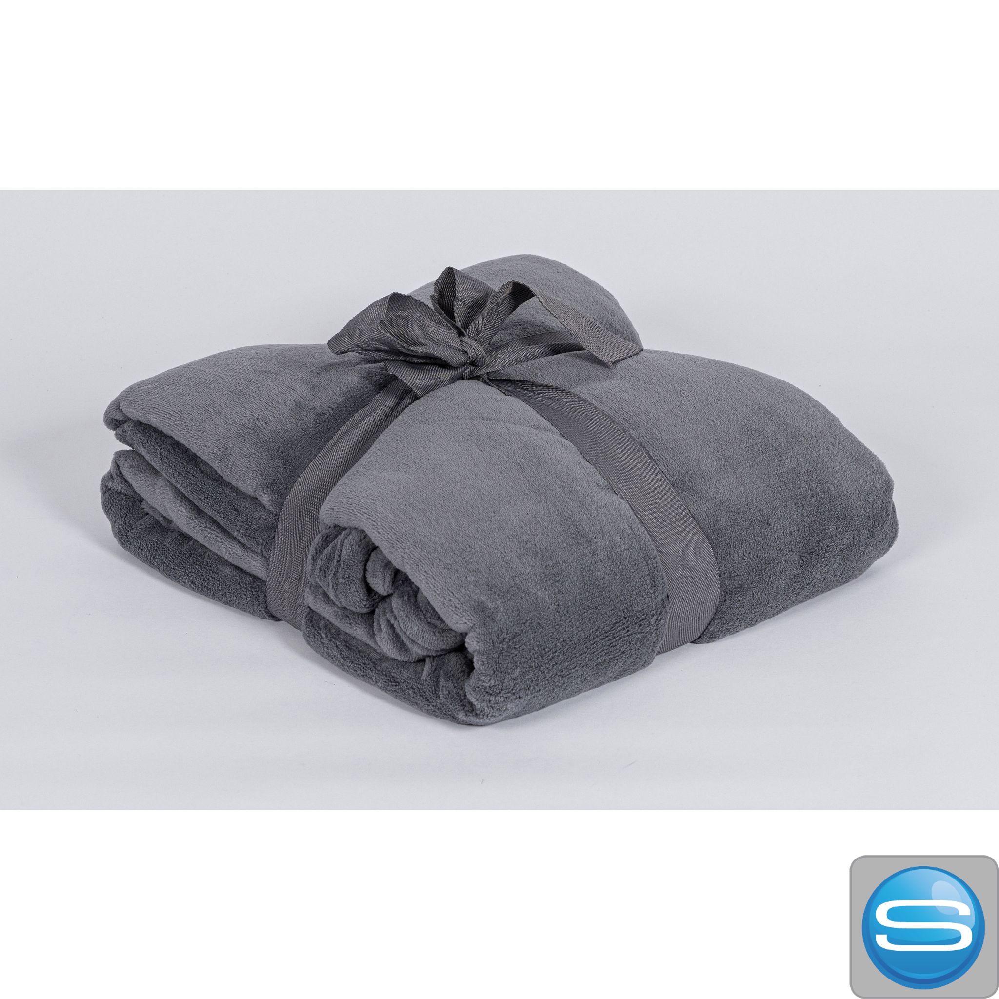 Wohndecke aus recyceltem Polyester mit individuellem Druck