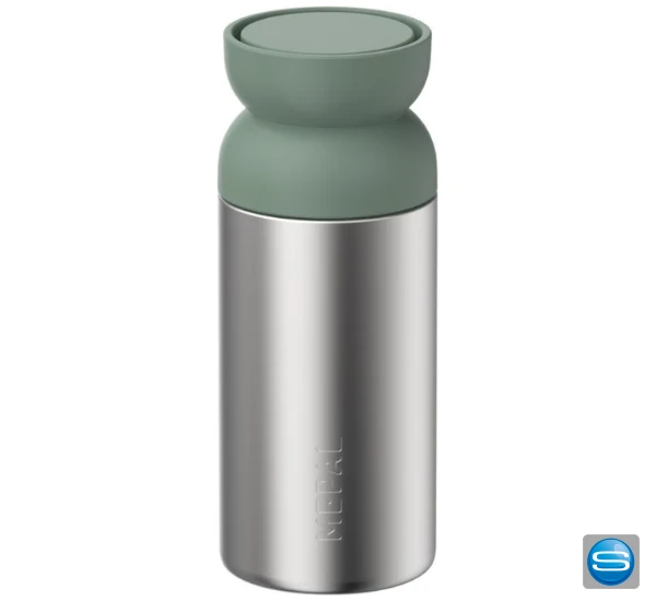 Mepal Ellipse Isolierbecher 350 ml aus Edelstahl mit Logodruck