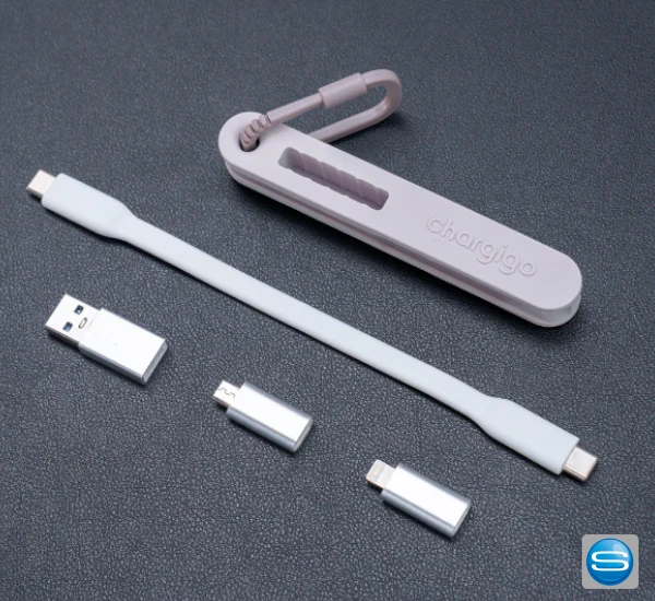 chargigo CableStick – Multiladekabel mit Logo für unterwegs
