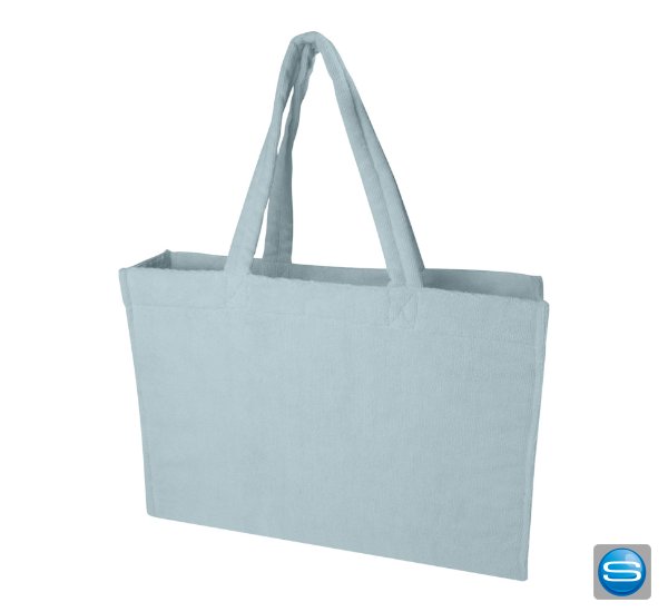 Frottee-Tragetasche mit Ihrem Logo bestickt Frottee-Tragetasche mit Ihrem Logo bestickt