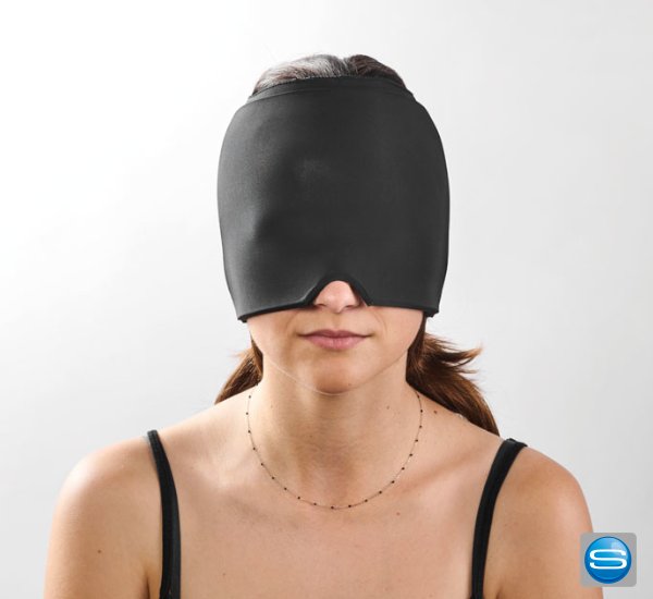 Heiß- und Kalt-Kappe aus Lycra mit Logo