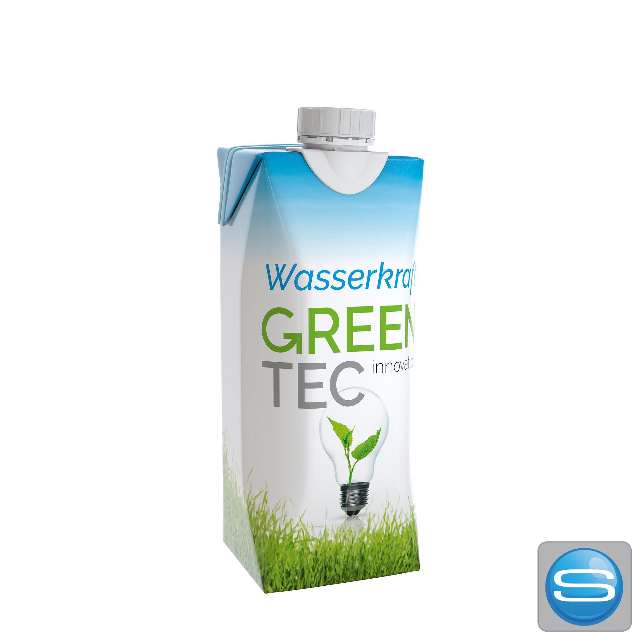 Tafelwasser 500ml im Tetra Pak mit eigenem Logodruck als Werbegeschenk