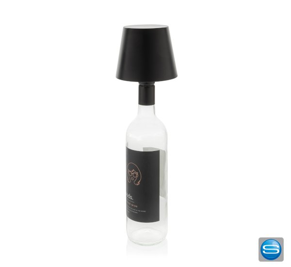 BottleGlow Lampe aus recyceltem Kunststoff als Werbegeschenk