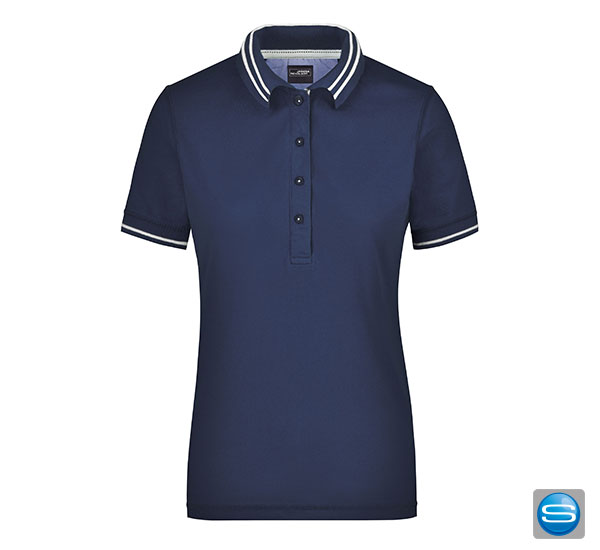 damen-poloshirt-kontraststreifen-mit-logo-navy