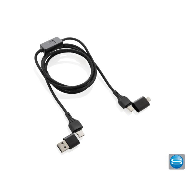 Lade- und Datenkabel mit Hacking Schutz 60W als Werbegeschenk