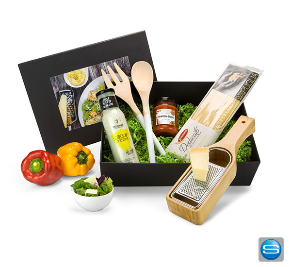 Salat und Pasta Set mit Ihrer Werbung 