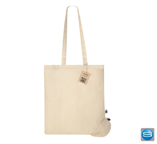 Faltbare Baumwolltasche als Giveaway individuell gestalten Faltbare Baumwolltasche als Giveaway individuell gestalten