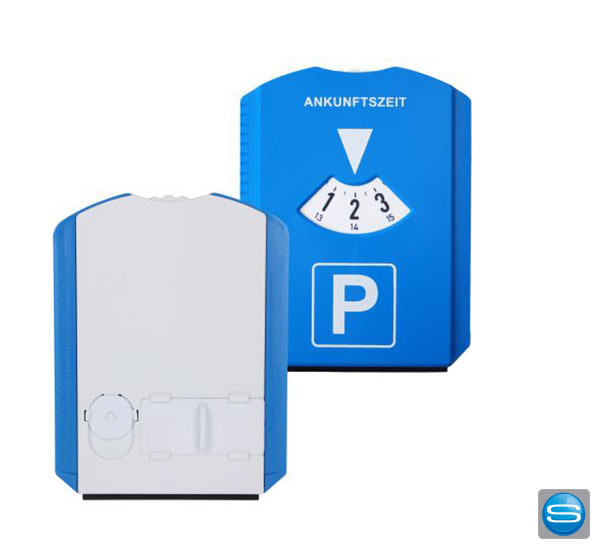 parkscheibe-mit-werbeaufdruck Multifunktionale Parkscheibe als Werbemittel