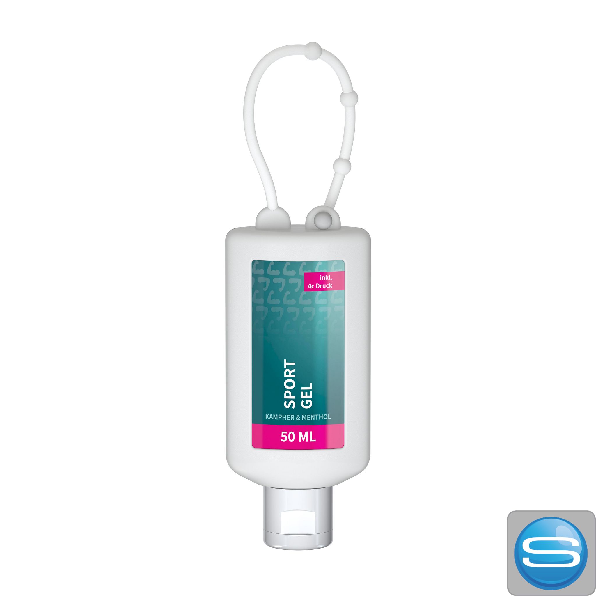 Sportgel Bumper 50 ml – Muskel-Aktiv-Gel als Werbeartikel mit Body Label