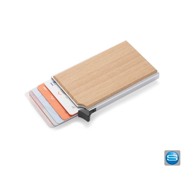 Kartenetui mit RFID-Funktion mit Logo bedrucken Kartenetui mit RFID-Funktion mit Logo bedrucken