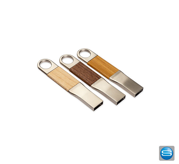 Edler USB-Stick aus Holz und Metall