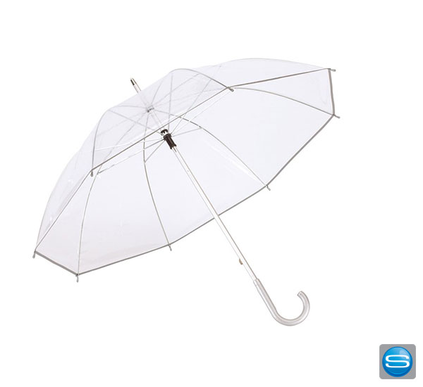 Transparenter Regenschirm mit Ihrem Logo bedrucken